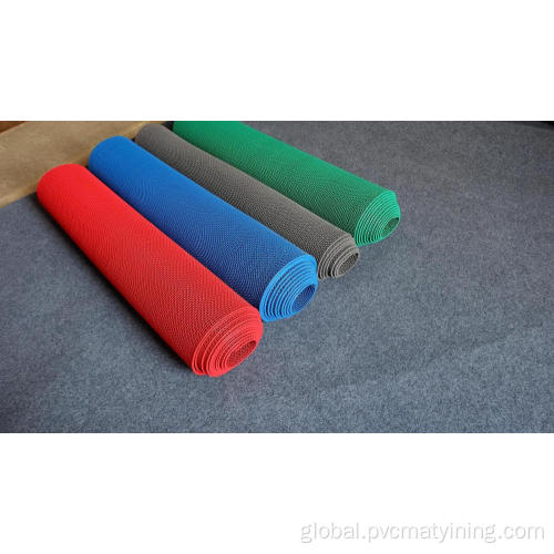 Pvc Plastic Floor Mat Anti-slip PVC S mat Bathroom Room Floor Mat Supplier